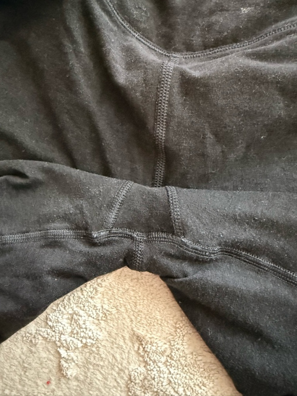 Vuori Clean Elevation High-Waist Black Women’s Bike Shorts - Picture 2 of 4